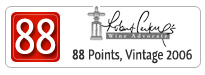 88 Points (2006) – Robert Parker, The Wine Advocate